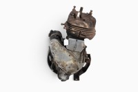 BSA: A BSA M20 500cc engine, marked 'ZM20984', turns, with magneto [Location: Melbourne] - 2