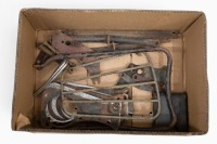 TRIUMPH: A box of Triumph rigid frame pre unit assorted parts [Location: Melbourne]