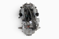 TRIUMPH: A Triumph pre unit Bonneville motor, stamped 'T120 021 586', turns over, with magneto & carbs with velocity stacks [Location: Melbourne] - 3