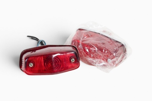 TAIL LAMPS: A pair of new tail lamps to suit c1950s British makes [Location: Melbourne]