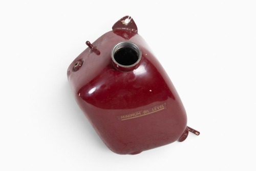 TRIUMPH: A Triumph Speed Twin / Thunderbird c1949/50 oil tank [Location: Melbourne]