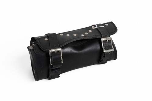 TOOL BAG: A leather tool bag to suit Harley etc [Location: Melbourne]