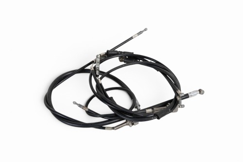 VINCENT: A set of Vincent control cables, includes brake, throttle & clutch cables [Location: Melbourne]