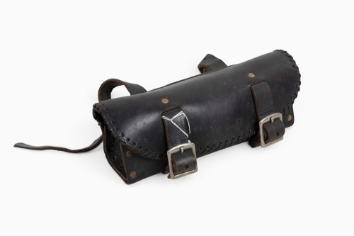 TOOL BAG: A leather tool bag to suit Harley etc [Location: Melbourne]