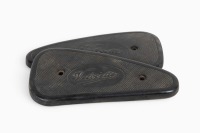 VELOCETTE: A pair of Velocette early MAC / MSS knee pads [Location: Melbourne]