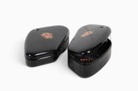 MATCHLESS: A pair of c1949-55 Matchless tool boxes, perfect condition [Location: Melbourne]