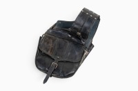 SADDLE BAG: A leather throw-over saddle bag [Location: Melbourne] - 2