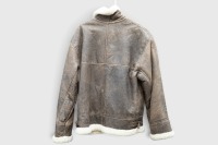 FLYING JACKET: A Wilsons Irwin style flying jacket, sheepskin inner, size large [Location: Melbourne] - 2