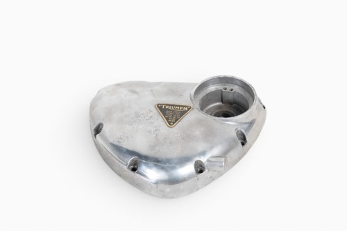 TRIUMPH: A Triumph Bonneville timing cover [Location: Melbourne]