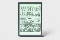 WINTON: Two promotional posters for the Hartwell Motorcycle Club events at Winton, Victoria [Location: Melbourne]