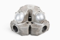 NORTON: A Norton 750 Commando cylinder head with valves & valve covers and exhaust, perfict fins & exhaust threads [Location: Melbourne] - 2