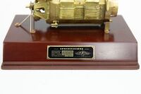 An interesting 1:5th scale brass model of an Offenhauser 255CI engine [Location: Melbourne] - 2
