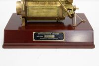 An interesting 1:5th scale brass model of an Offenhauser 255CI engine [Location: Melbourne] - 4