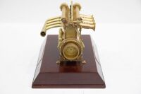 An interesting 1:5th scale brass model of an Offenhauser 255CI engine [Location: Melbourne] - 5