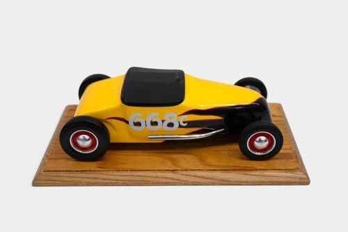A limited edition (113/950) 1:10 scale resin cast model of Regg Schlemmer's recording breaking 1927 Ford Roadster [Location: Melbourne]