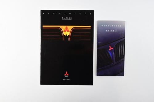 MITSUBISHI: Two Mitsubishi Range items. Brochure and data cards