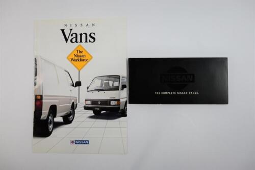 NISSAN: Two Nissan sales brochures