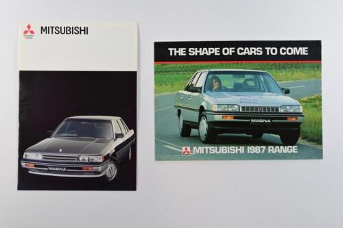 MITSUBISHI: Two Mitsubishi sales brochures