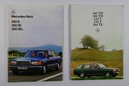 MERCEDES-BENZ: Two high quality Mercedes-Benz colour sales brochures. Mercedes-Benz T sales brochure