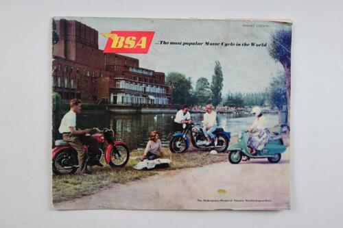 BSA: A 1960 BSA model sales brochure