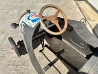 PEDAL CAR: A metal hot rod pedal car, 80cm length [Location: Sydney] - 5