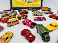 MATCHBOX: A large group of vintage 1:64 scale models, mostly Matchbox with Matchbox case [Location: Sydney] - 6