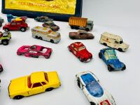 MATCHBOX: A large group of vintage 1:64 scale models, mostly Matchbox with Matchbox case [Location: Sydney] - 7