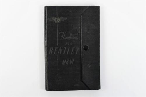 BENTLEY: An original 1950 Handbook for Bentley MK.VI