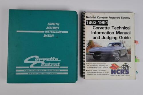 CORVETTE: Two Corvette related items. '1963-1964 Corvette Technical Information Manual and Judging Guide' by National Corvette Restorers Society