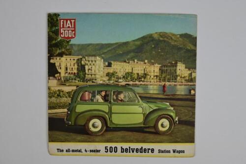 FIAT: An interesting Fiat 500C belvedere Station Wagon sales brochure