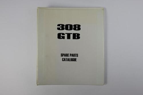 FERRARI: A re-printed 1975 Ferrari 308 GTB Spare Parts Catalogue