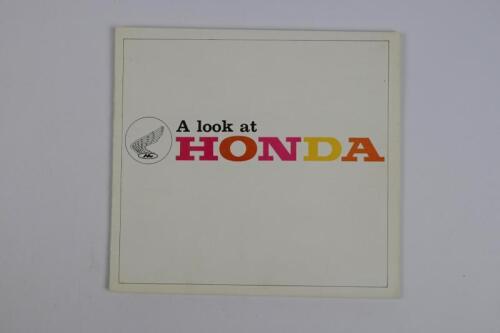 HONDA: A 1966 Honda factory information brochure