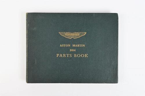 DB4: An original hard cover Aston Martin DB4 Parts Book