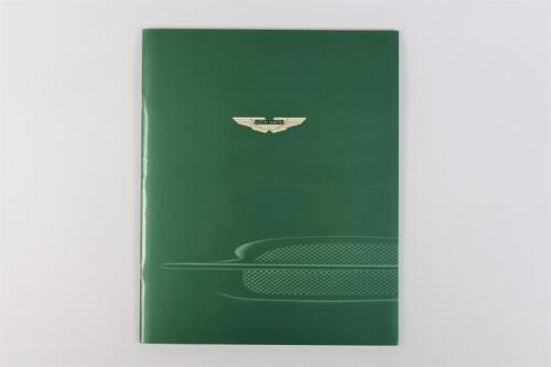 ASTON MARTIN: An Aston Martin DB7 Vantage sales brochure