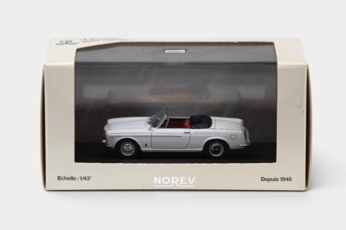 MASERATI: A 1:43 scale Neo Scale Models Maserati 5000GT Allemano in black with red interior