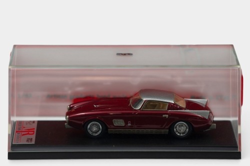 137 · FERRARI: A 1:43 scale MR Models, handmade, limited edition model of Ferrari 410, finished in deep metallic red