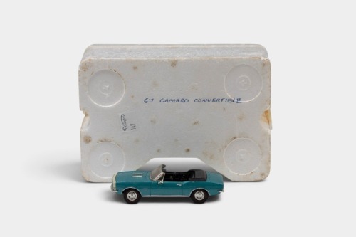 CAMARO: A 1:43 scale Matchbox/ERTL 1967 Camaro SS Convertible in blue