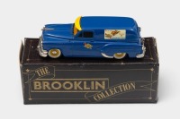 PONTIAC: A 1:43 scale Brooklin Collection White Metal model of a 1953 Pontiac Sedan Delivery in Sunoco oils livery