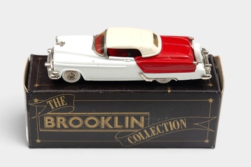 OLDSMOBILE: A 1:43 scale Brooklin Collection White Metal model of a 1953 Oldsmobile Fiesta by GM