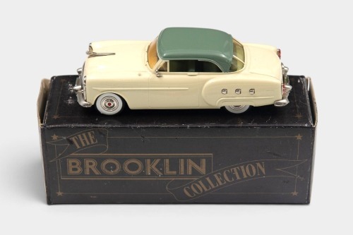 PACKARD: A 1:43 scale Brooklin Collection White Metal model of a 1951 Packard Mayfair