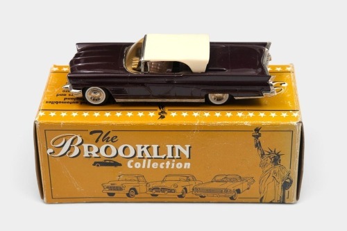 LINCOLN: A 1:43 scale Brooklin Collection White Metal model of a 1960 Lincoln Continental 'Factory Special'