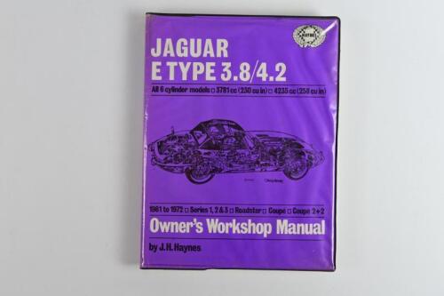 JAGUAR: A Haynes Jaguar E Type 3.8/4.2 Owners Workshop Manual for Series 1,2 & 3 (1961 to 1972)