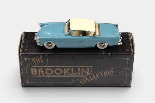 STUDEBAKER: A 1:43 scale Brooklin Collection White Metal model of a 1953 Studebaker Two Tone Starliner