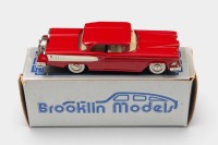 EDSEL: A 1:43 scale Brooklin Collection White Metal model of a 1958 Ford Edsel, Third Membership Club Model 1991 - 2