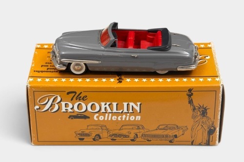 LINCOLN: A 1:43 scale Brooklin Collection White Metal model of a 1949 Lincoln Cosmopolitan Convertible