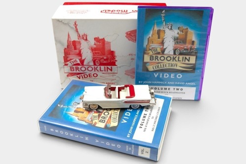 BROOKLIN: A Brooklin Models Video Collection Volume 2, containing VHS and DVD videos and a 1:43 scale 1958 Edsel Citation