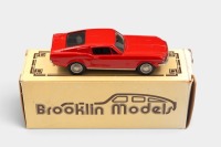 FORD MUSTANG: A 1:43 scale Brooklin Collection White Metal model of a 1968 Ford Mustang Fastback - 2