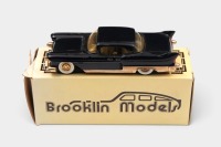 CADILLAC: A 1:43 scale Brooklin Collection White Metal model of a 1957 Cadillac Eldorado