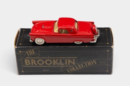 199 · THUNDERBIRD: A 1:43 scale Brooklin Collection White Metal model of a 1956 Ford Thunderbird (Hardtop)