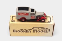 DODGE: A 1:43 scale Brooklin Collection White Metal model of a 1936 Dodge Van in 'Burma Shave' livery - 2